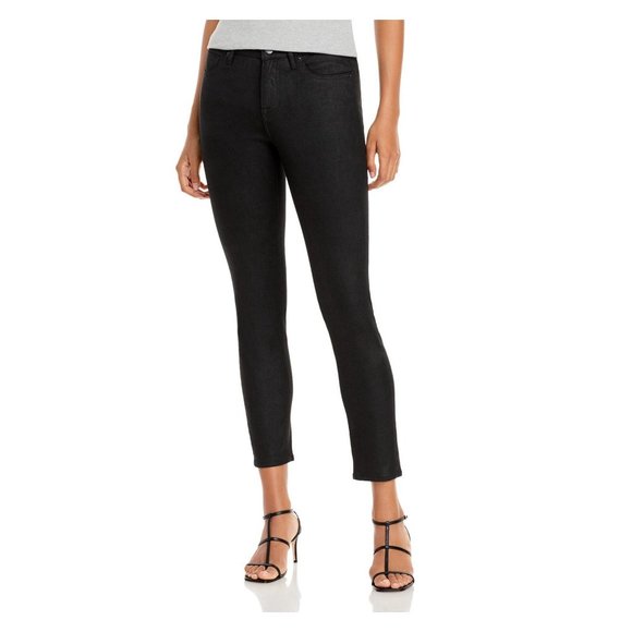 AQUA Jackie Denim High Rise Skinny Jeans in Black  NWT - Picture 1 of 3